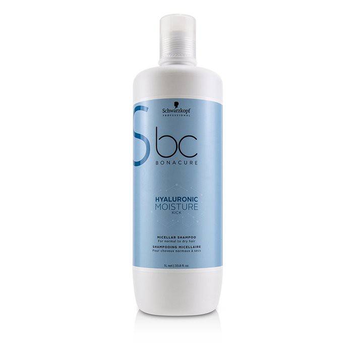 Dầu gội Schwarzkopf BC Moisture Kick Micellar shampoo giữ ẩm tóc khô giòn và xoăn 1000ml