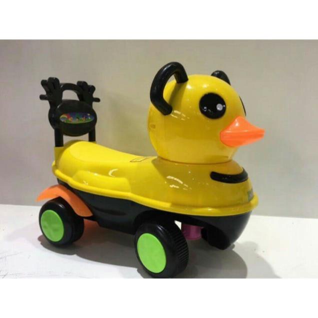 Xe chòi chân cho bé hình vịt + hình thú có nhạc