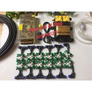 Bộ tưới lan 12 béc 4 hướng