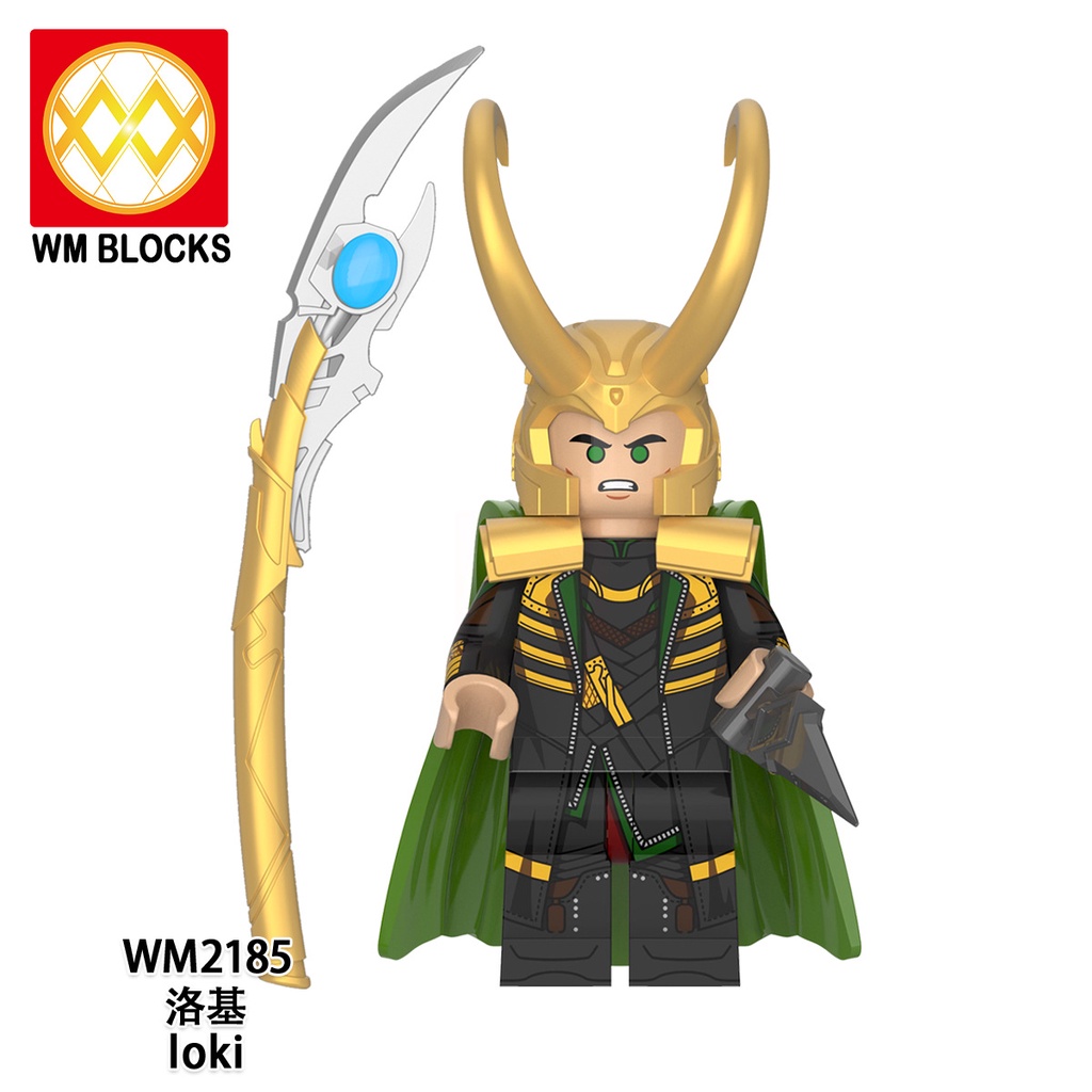 Minifigures Marvel DC Mẫu Nhân Vật Siêu Anh Hùng Loki Mẫu Siêu Đẹp WM6118