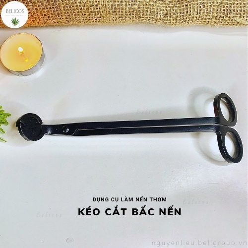 Kéo cắt bấc nến mũi tròn - Dài 18cm