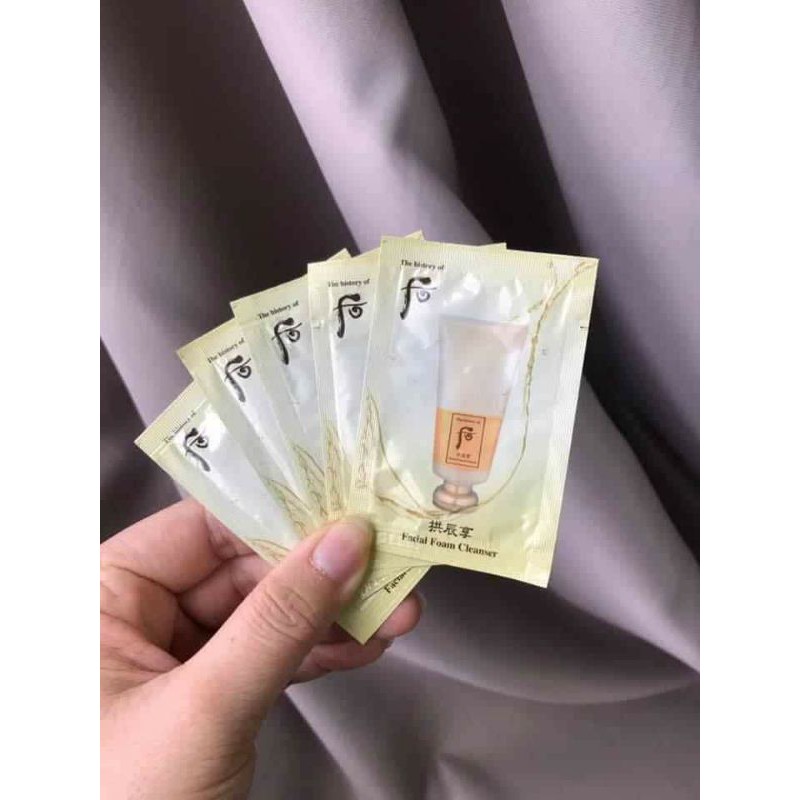 Sữa rửa mặt Whoo vàng