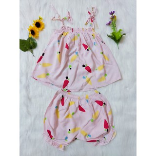 Bộ tole 2 dây cho bé gái