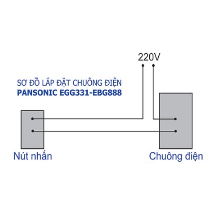 Chuông điện panasonic và nút nhấn