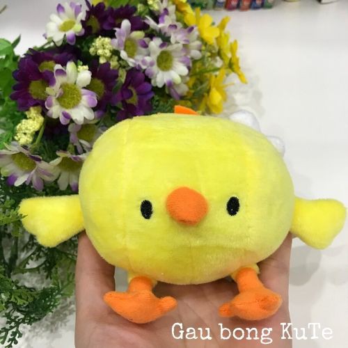 Gấu bông Gà móc khoá