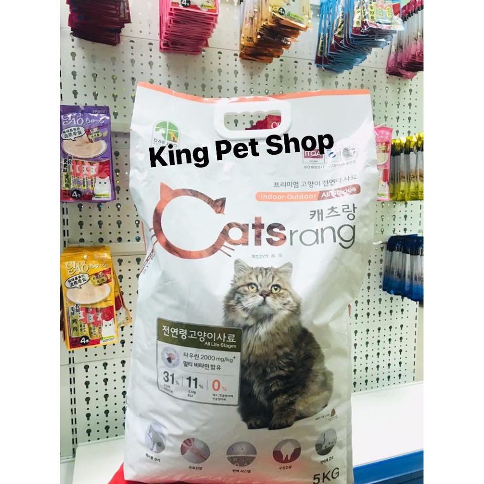 thức ăn hạt cho mèo Catsrang 5kg