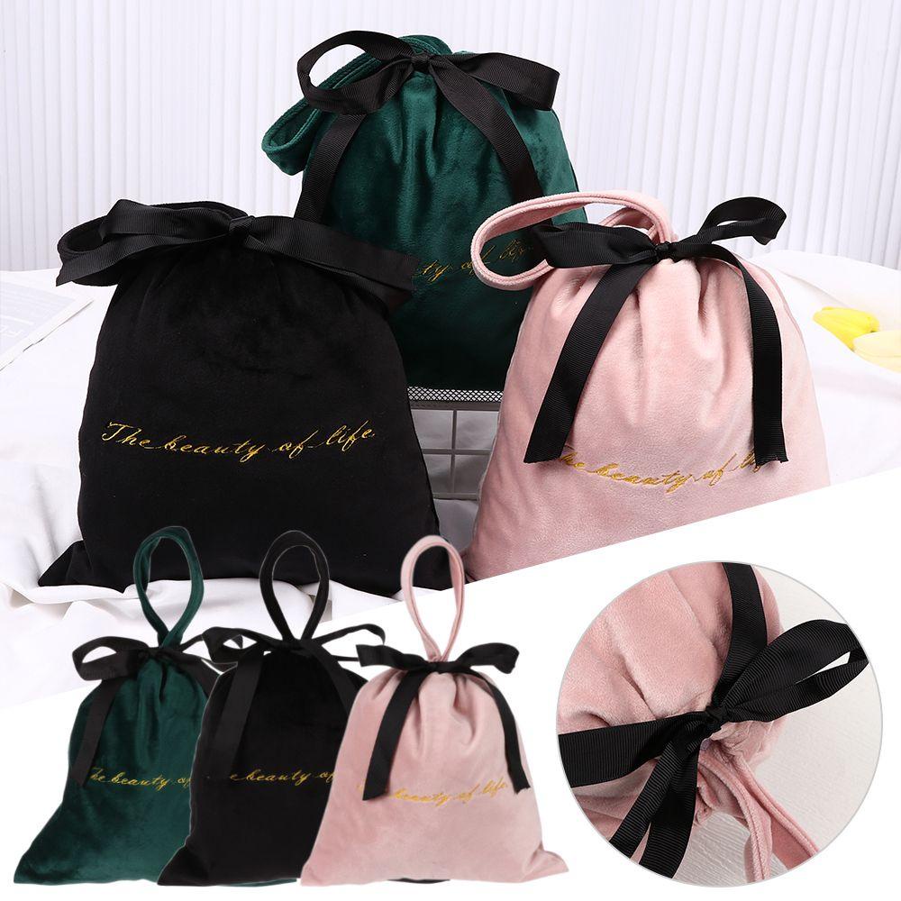 Túi Dây Rút Chất Liệu Nhung Đựng Đồ Tiện Dụng Khi Đi Du Lịch