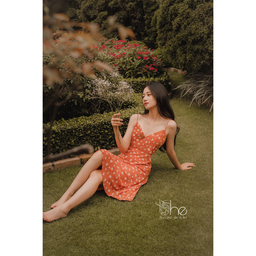 Jalie Dress - Đầm 2 dây đi biển cổ tim basic | SDX114 | | BigBuy360 - bigbuy360.vn