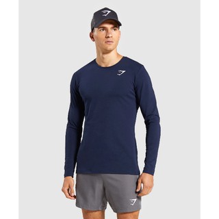 Áo giữ nhiệt, body nam tay dài GYM SHARK bóng đá nam dài tay, thoát mồ hôi khi tập luyện