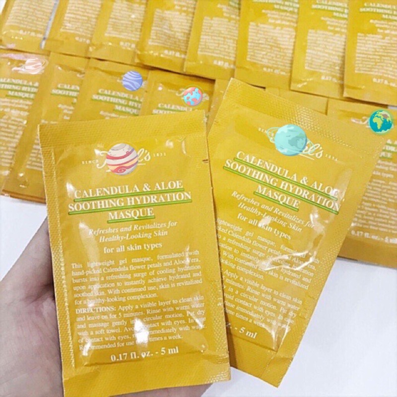 Mặt Nạ Hoa Cúc KIEHL'S Calendula &amp; Aloe Soothing Hydration