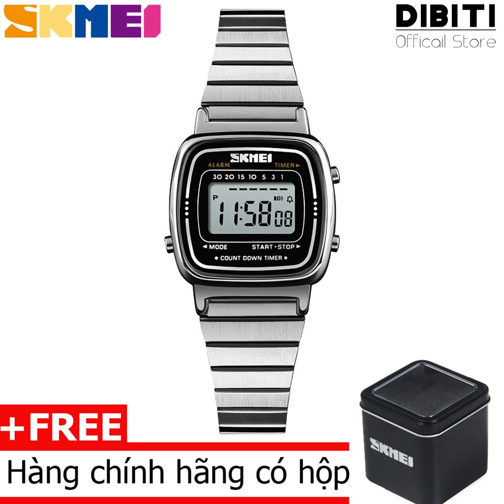 (CHÍNH HÃNG) Đồng Hồ Nữ mặt số điện tử Skmei DO53 Dual time Digital Watch | BigBuy360 - bigbuy360.vn
