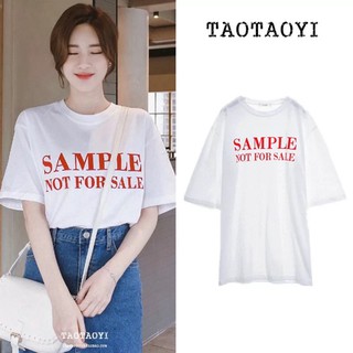 Ulzzang Áo phông T-shirt Sample not for sale M006-1