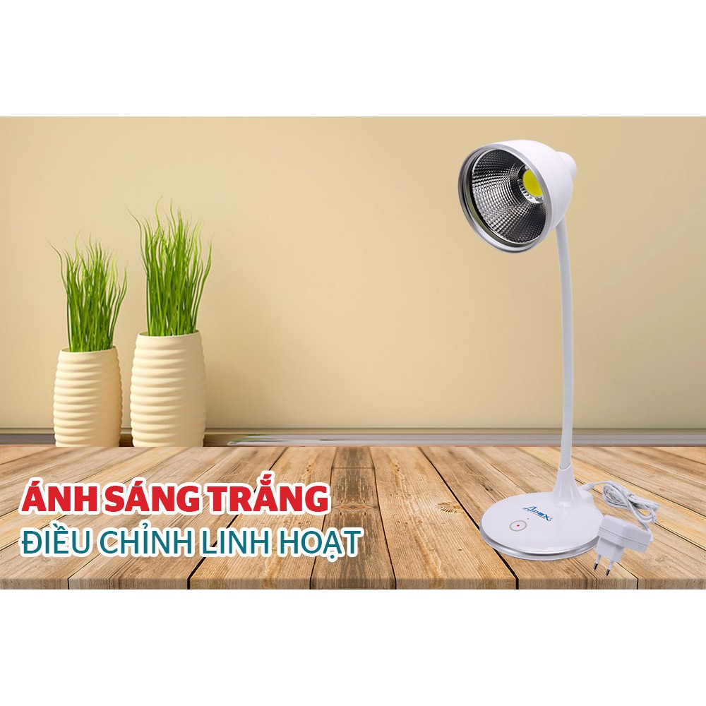Đèn bàn bóng LED APEX APE-03LED - Bảo hành chính hãng 12 tháng