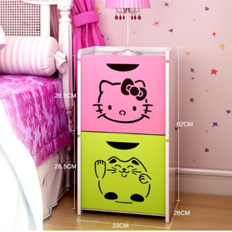 Tủ đầu giường mèo Kitty thiết kế nhỏ gọn, hiện đại FNN 275