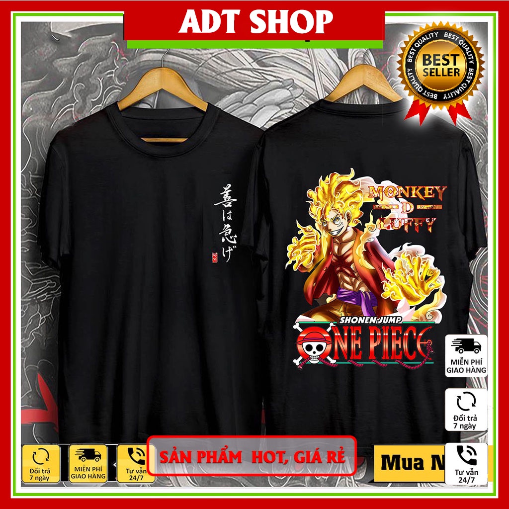 Áo phông Luffy Gear 5, Áo Anime Đảo Hải Tặc - One Piece siêu đẹp, mẫu mới cực HOT ADT|Shop