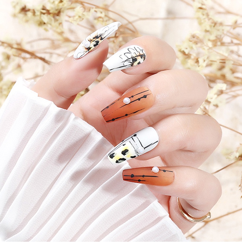 1 Hộp Trong Suốt Đựng Móng Tay Giả