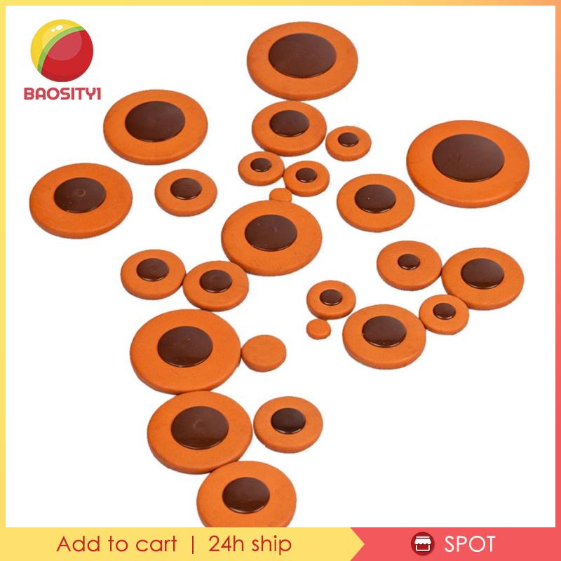 Bộ 25 miếng đệm kèn Saxophone Alto thay thế màu cam