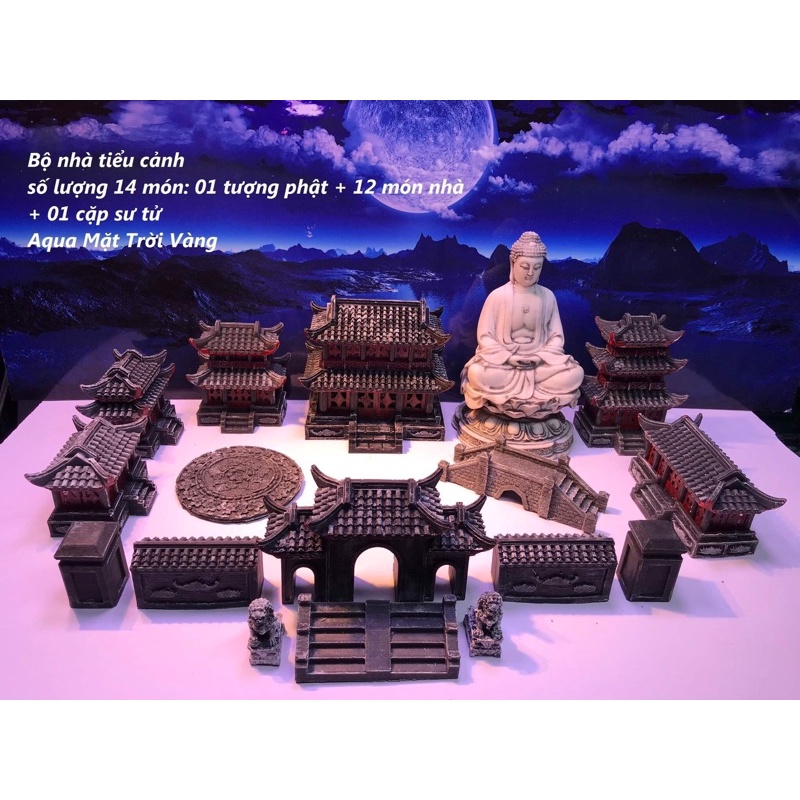 Bộ nhà Kelsey 2 - phụ kiện trang trí tiểu cảnh, hồ cá, non bộ, sân vườn