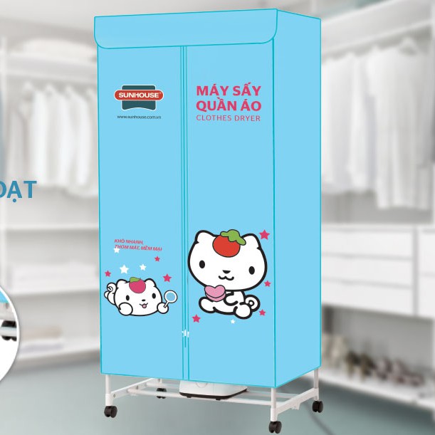 Tủ sấy quần áo cơ Sunhouse SHD2702 công suất 1000W