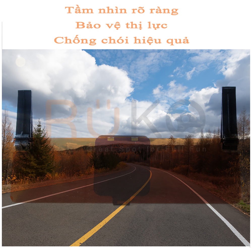 Kính chống chói ô tô dùng đi đường đêm hoặc ban ngày