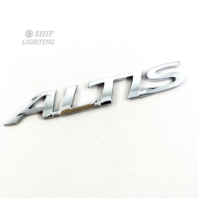 Nhãn dán ABS nổi họa tiết chữ ALTIS trang trí cho TOYOTA ALTIS