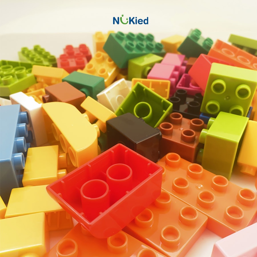 Đồ Chơi Lắp Ráp Lego Mô Hình Khối Xây Dựng Công Trình– Đồ Chơi Sáng Tạo Tư Duy Trẻ - Mảnh Ghép Hạt Lớn Nukied VN