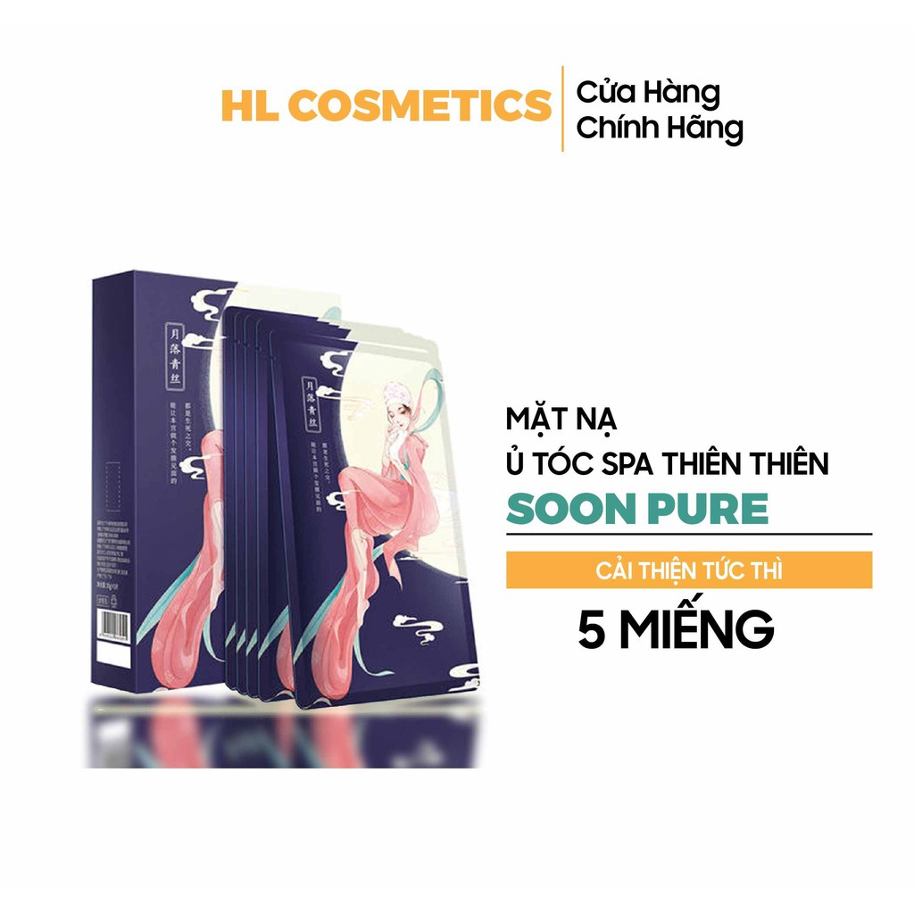 Mặt Nạ Ủ Tóc Spa Hấp Dầu Dưỡng Tóc Với Thành Phần Thiên Nhiên 5 miếng/hộp SC100 | BigBuy360 - bigbuy360.vn