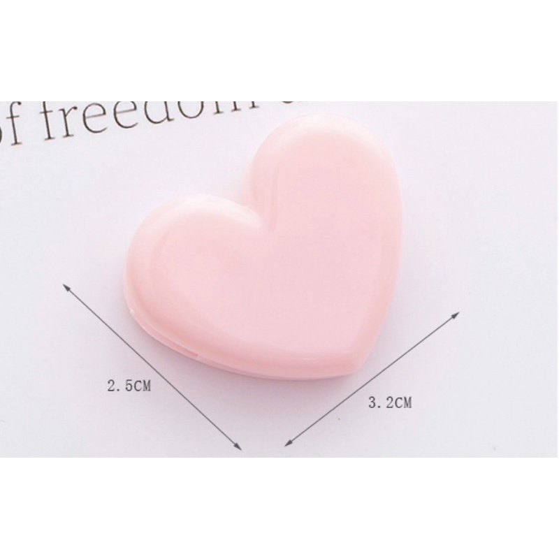 Kẹp giấy hình trái tim hồng