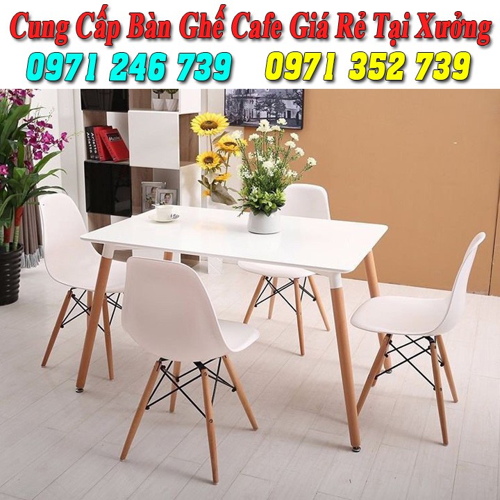 Bàn ghế ăn gia đình chung cư nhập khẩu cao câp