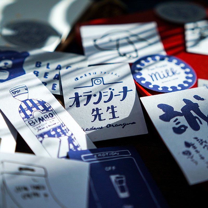 60 Miếng hình dán trang trí sổ lưu niệm phong cách Hàn Quốc xinh xắn