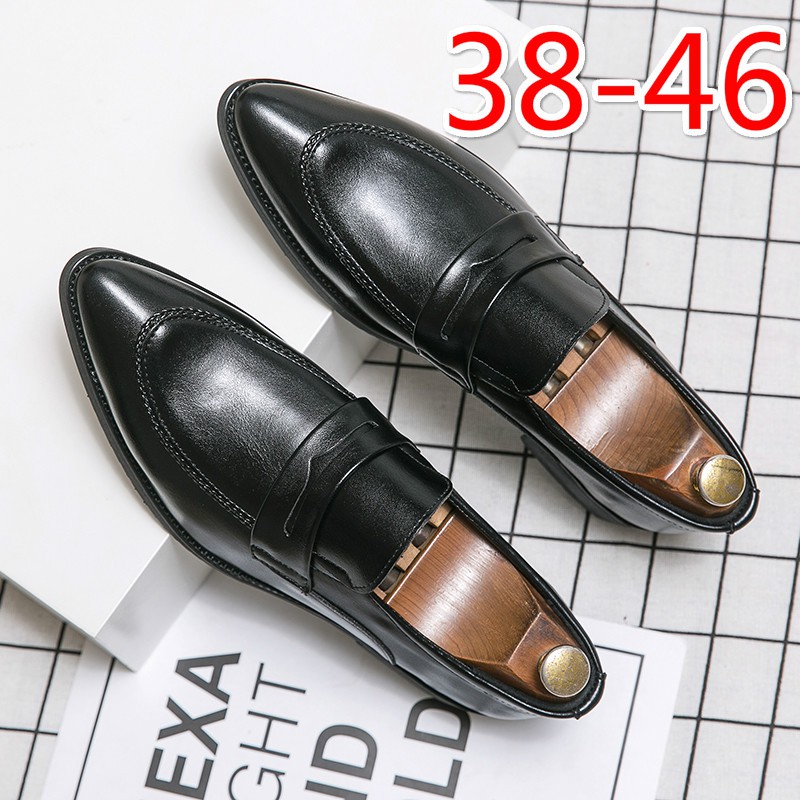 Giày Da Công Sở Sang Trọng Cho Nam Size 45 46