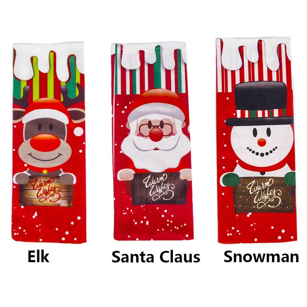 CONOPERY Vỏ Bọc Chai Rượu Hoạ Tiết Giáng Sinh Dễ Thương