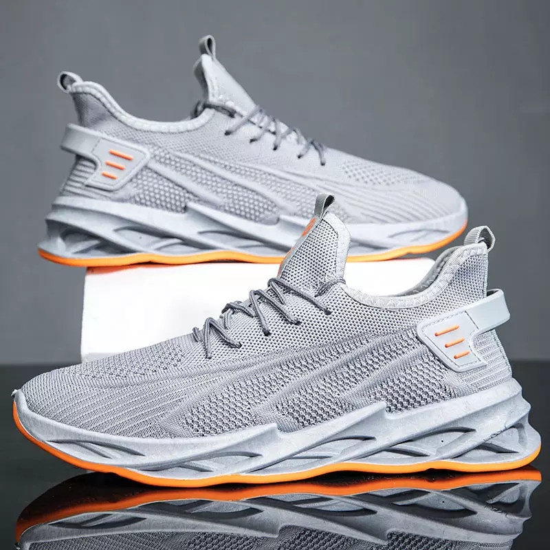 Giày Thể Thao Nam MENDO - Sneaker Màu Xám - Đen -  Xanh Đen, Giày Thể Thao Đế Độn Tăng Chiều Cao - G5080