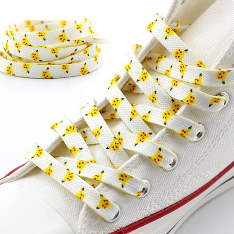 Dây Giày Thể Thao Đế Bằng In Họa Tiết Graffiti Hoạt Hình Thời Trang