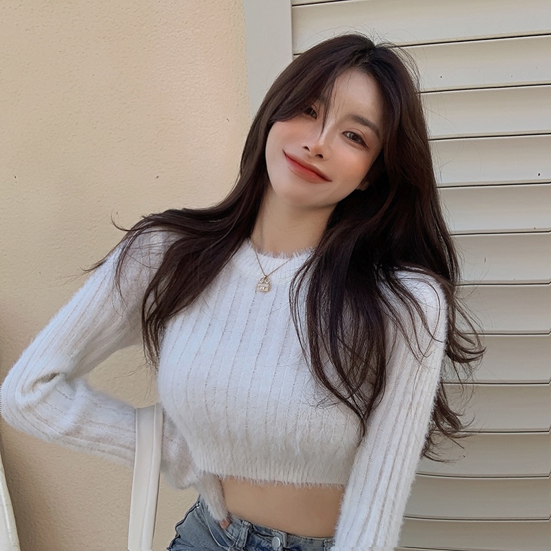 Áo sweater kiểu dáng thời trang mùa thu đông xinh xắn cho nữ