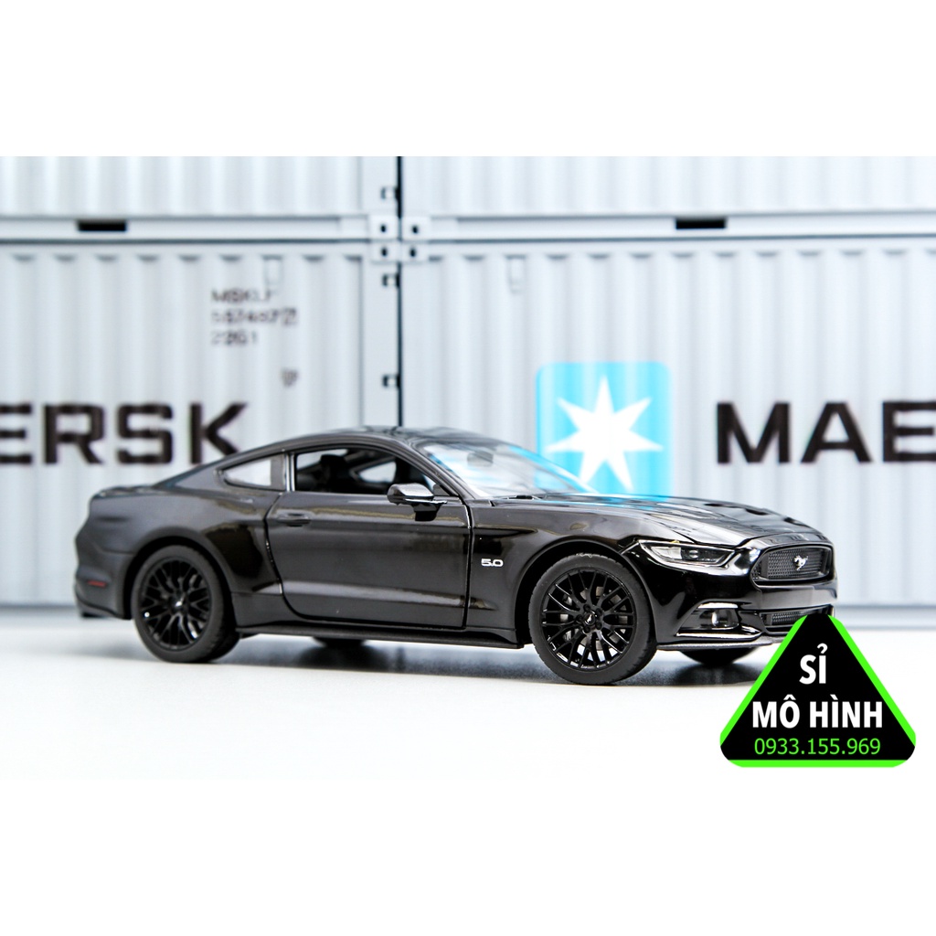 Mô hình xe cơ bắp Mỹ Ford Mustang Welly 1:24