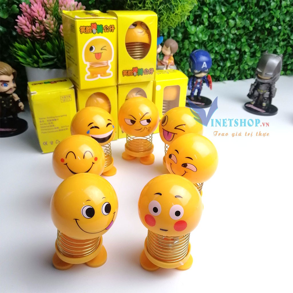 Thú Nhún Emojji con lắc lò xo - Siêu Chất - Siêu Vui Emoji -dc3619