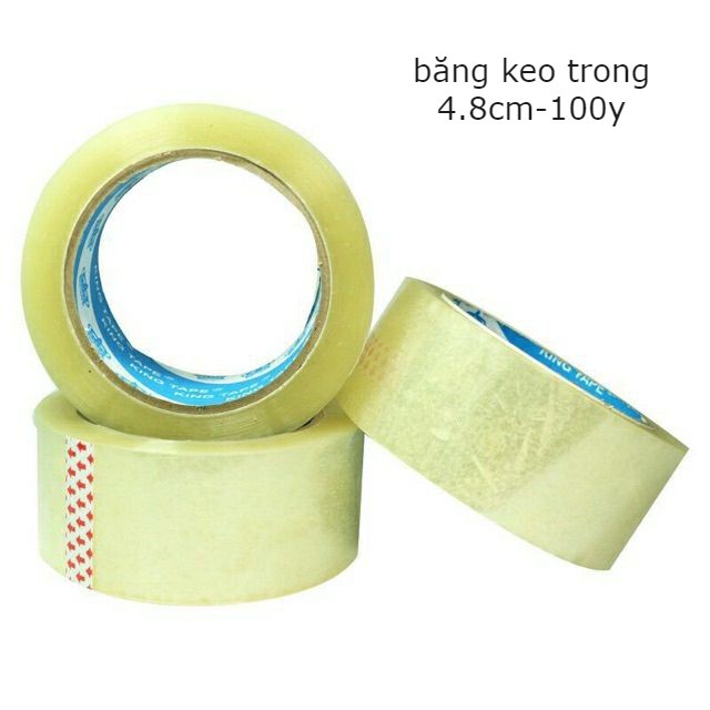 Cuộn băng keo trong 4.8cm*100y và 200y