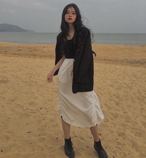 sẵn / giày da cổ vừa 🖤 basic boot / đặt giao ngay🖤😭 bốt đùi | BigBuy360 - bigbuy360.vn