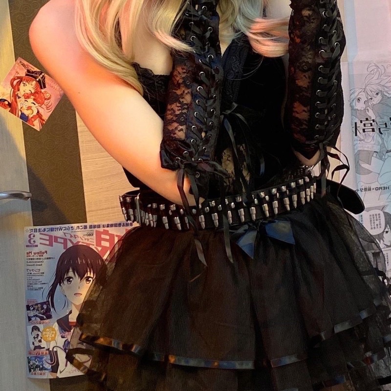 Dây nịt, thắt lưng đạn nhân tạo , belt bullet phong cách Punk, Rock