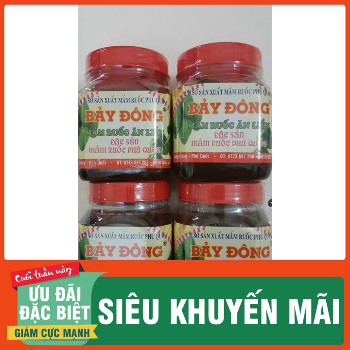 Mắm Ruốc Bảy Đông Đặc Sản Phú Quốc, Hương Vị Đậm Đà Hủ 200g