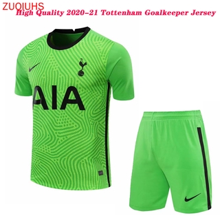 Áo Bóng Đá Màu Xanh Lá Chất Lượng Cao 2020-21 Totnam Goalkeeper Jersey