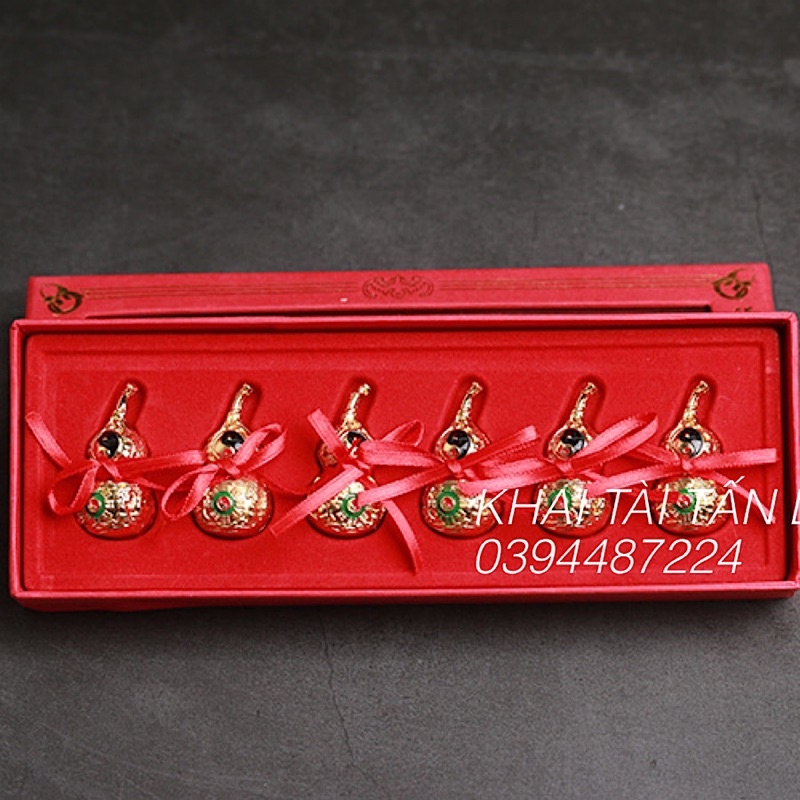 Bộ 6 hồ lô bát quái phong thủy