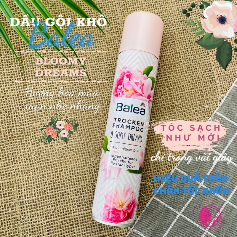 Dầu gội khô Balea bloomy kiss