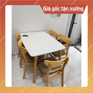  Bộ bàn ăn Mango mặt đá 1m2 thương hiệu Hoàng Lê Mộc