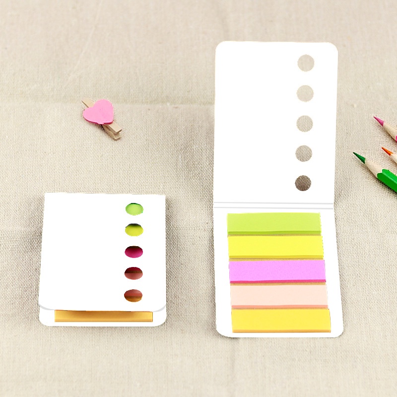 Set 120 miếng giấy dán ghi chú phân loại nhiều màu sắc