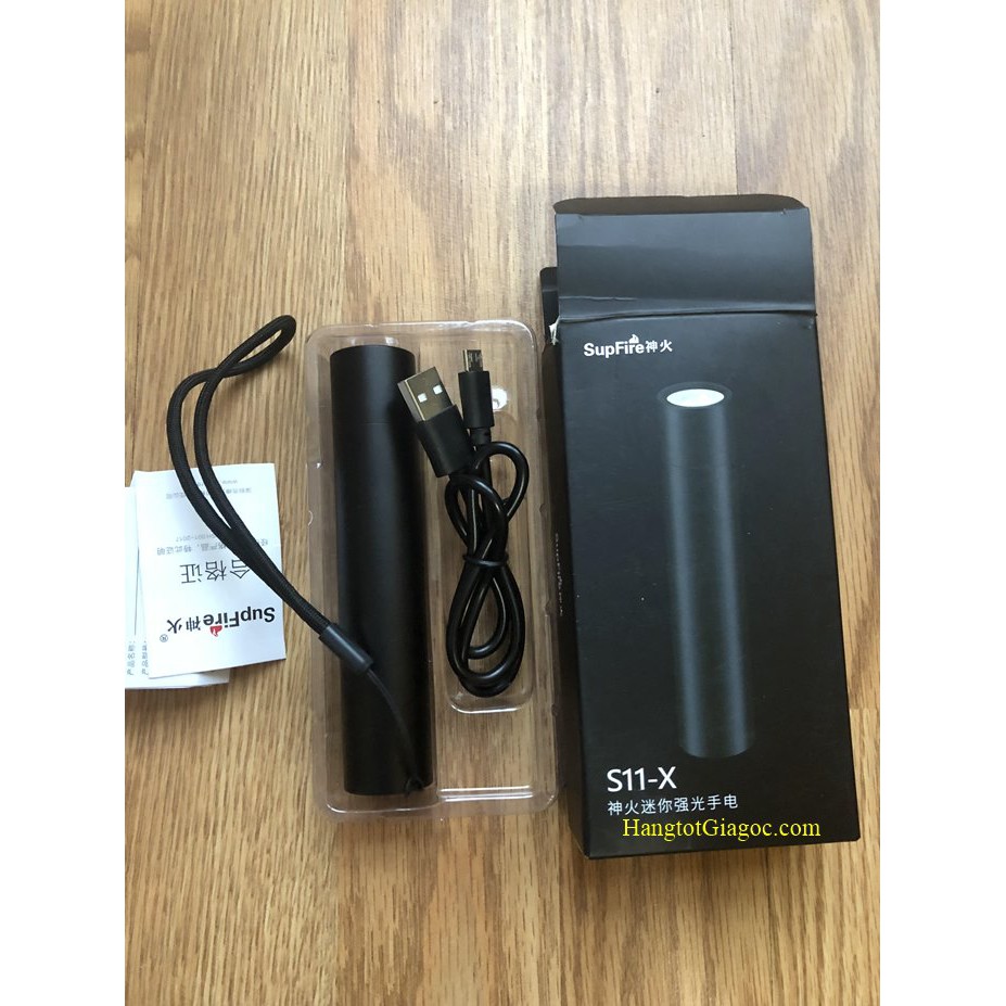 Đèn pin siêu sáng mini nhỏ gọn Supfire S11-X chính hãng cực đẹp –