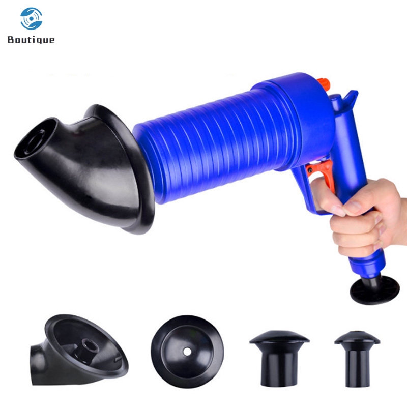 ✿♥▷ High Pressure Air Drain Blaster Pump Plunger Sink Pipe Clog Remover Toilets Bathroom Home Tool