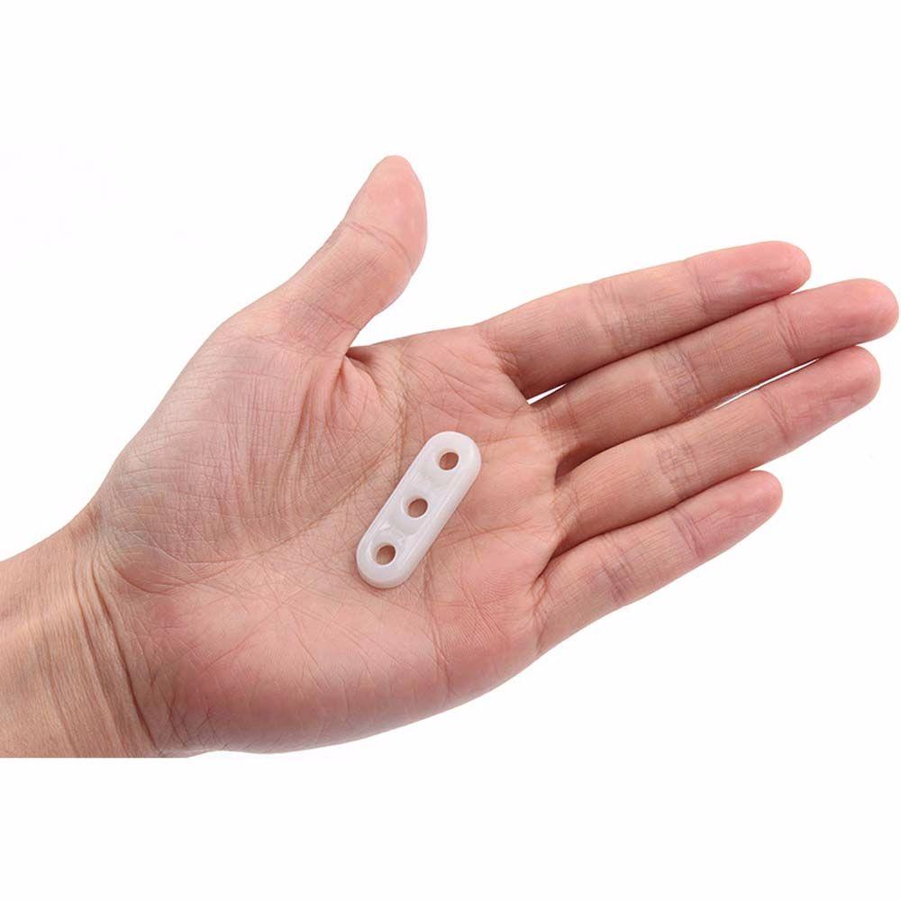 IVORY Set 10 Khóa Dây Thừng 3 Lỗ Làm Từ Nhựa Chống Trượt Có Thể Điều Chỉnh