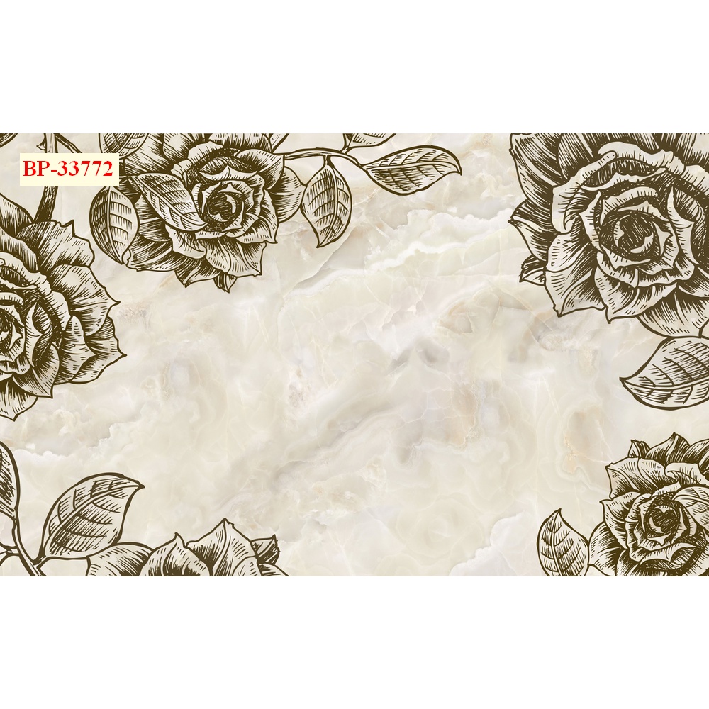 Tranh dán tường Hàn Quốc Trà chanh cao cấp hình cây hoa lá 3D hiện đại, nhiều mẫu